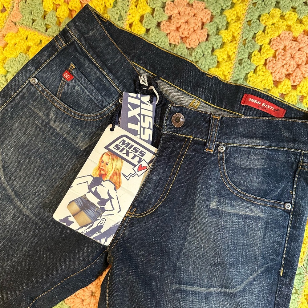 Miss Sixty Blue High Rise Jeans Classic Style